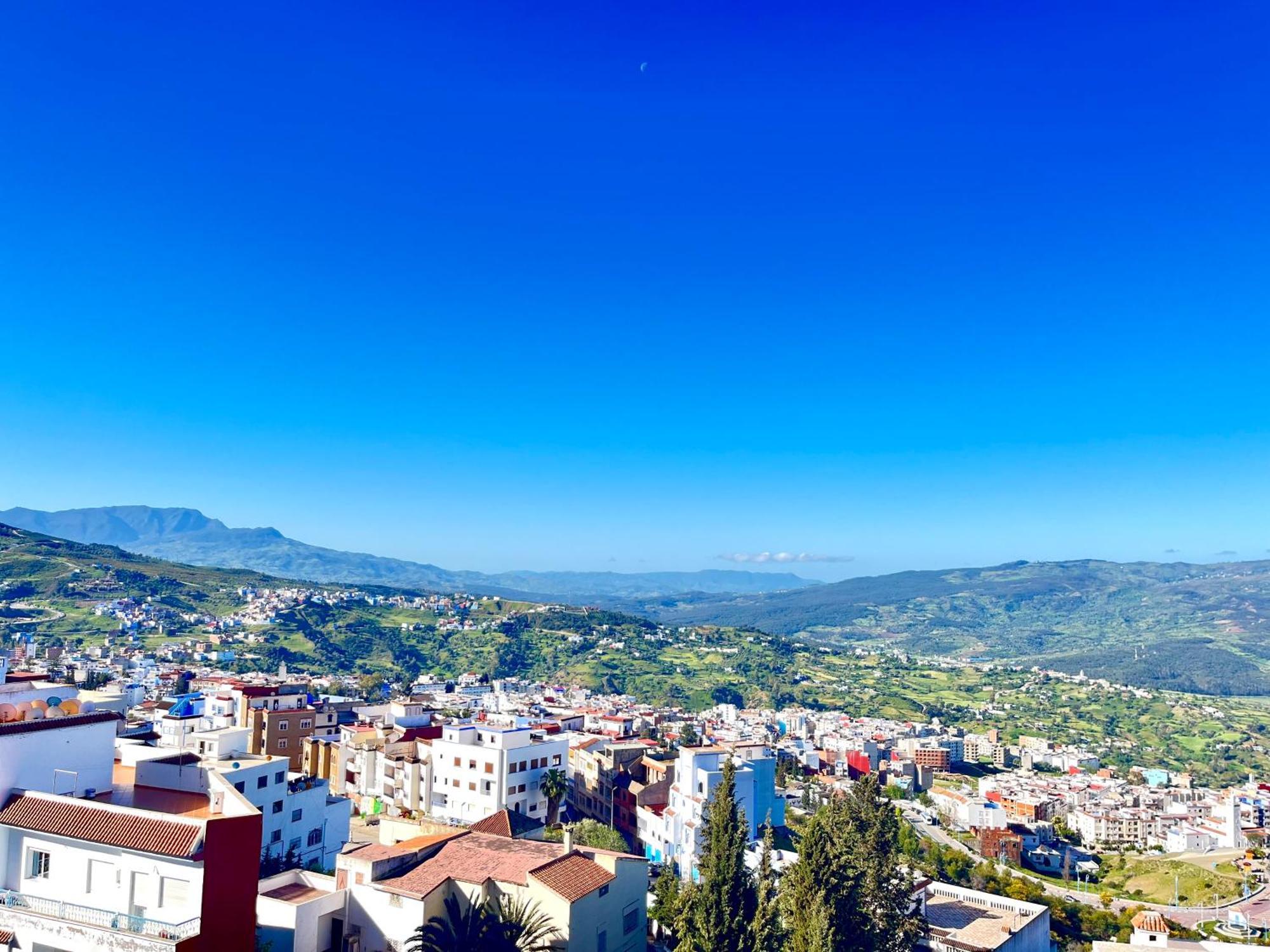 Appartamento Perla Azul Penthouse Chefchaouen Esterno foto